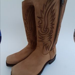 Frye boots heath stitch